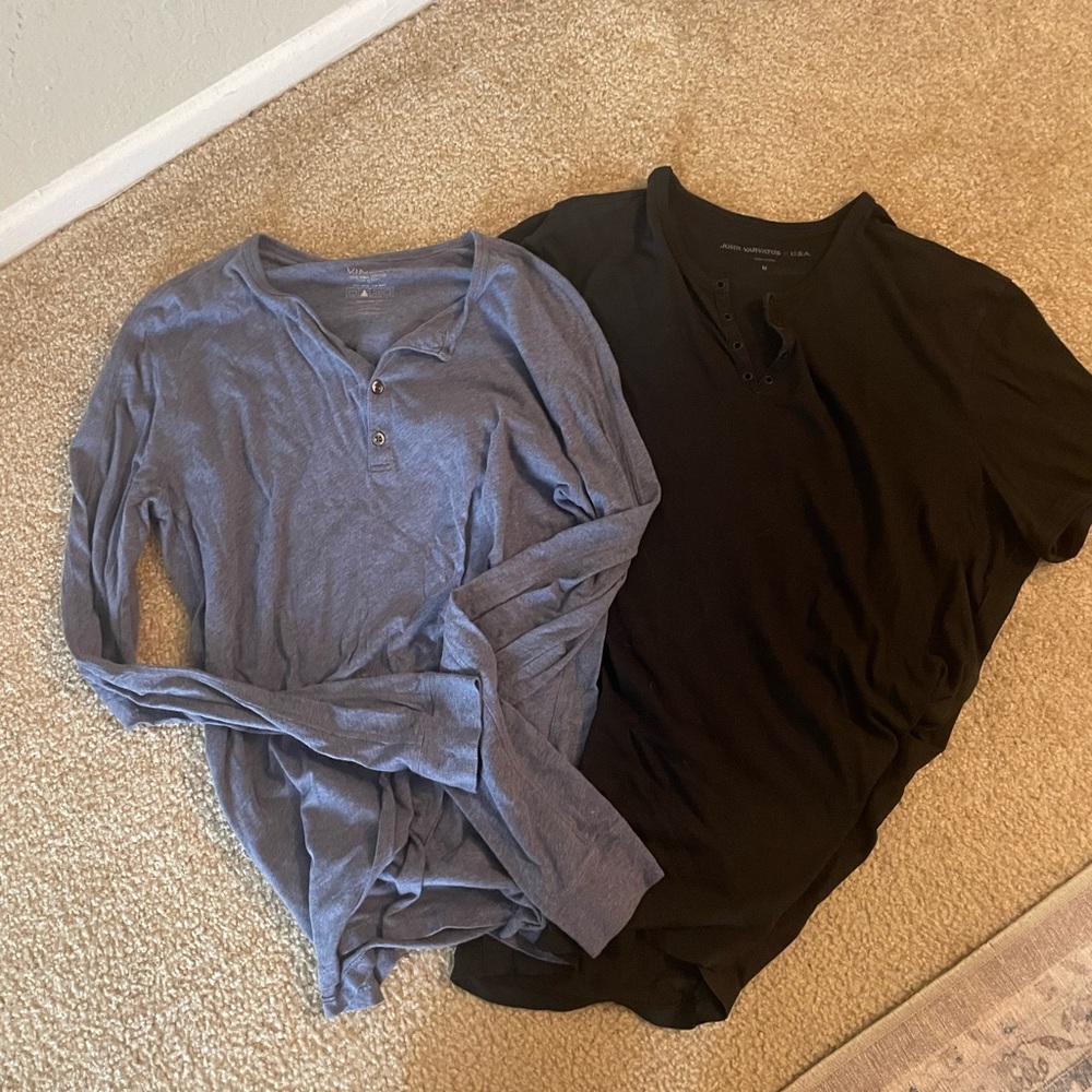 Vince & John Varvatos men’s shirts